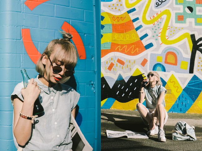 Xem c&aacute;ch diện đồ m&aacute;t mẻ xua tan c&aacute;i n&oacute;ng của giới trẻ thế giới tuần qua - Ảnh 12.