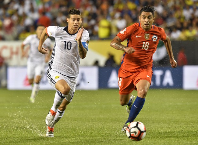 James Rodriguez bất lực nhìn Chile vào chung kết Copa America 2016 - Ảnh 12.