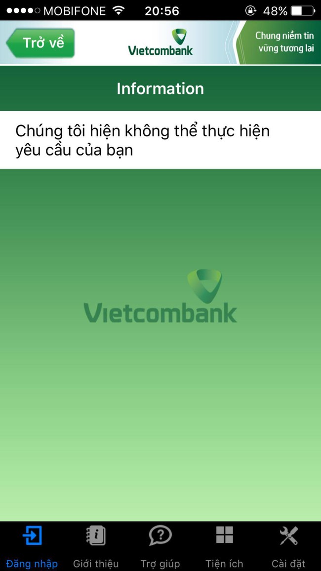 Khách hàng Vietcombank kêu trời vì không thể thực hiện tất cả giao dịch - Ảnh 4.