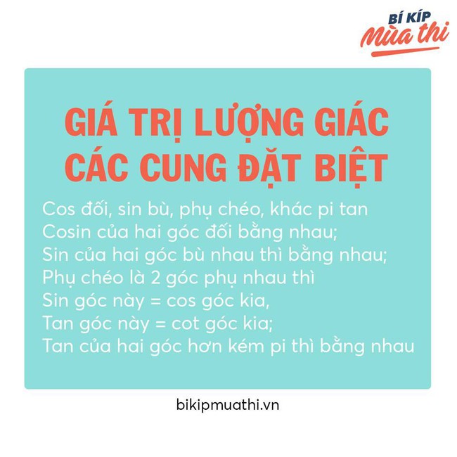 Dễ như học thuộc công thức lượng giác bằng thơ! - Ảnh 8.