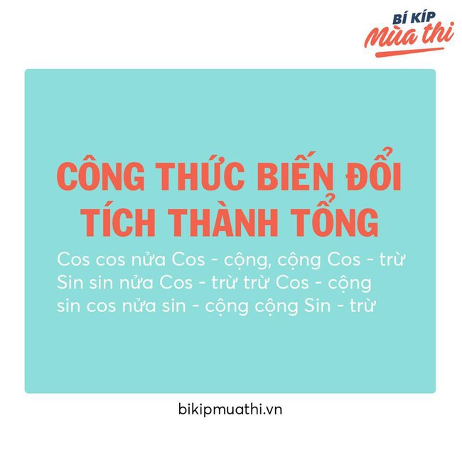 Dễ như học thuộc công thức lượng giác bằng thơ! - Ảnh 6.