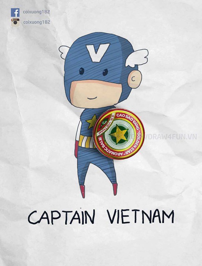 Ch&ugrave;m tranh si&ecirc;u anh h&ugrave;ng Civil War thật dễ thương qua n&eacute;t vẽ của họa sĩ Việt - Ảnh 2.
