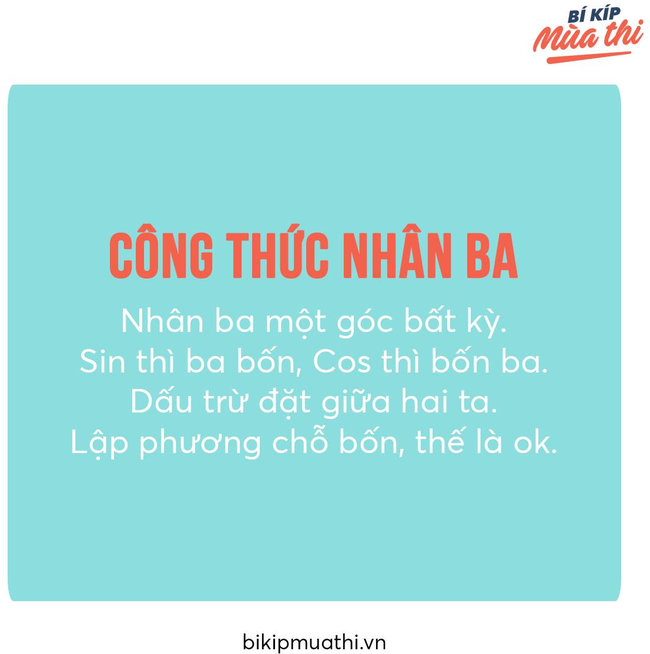 Dễ như học thuộc công thức lượng giác bằng thơ! - Ảnh 4.