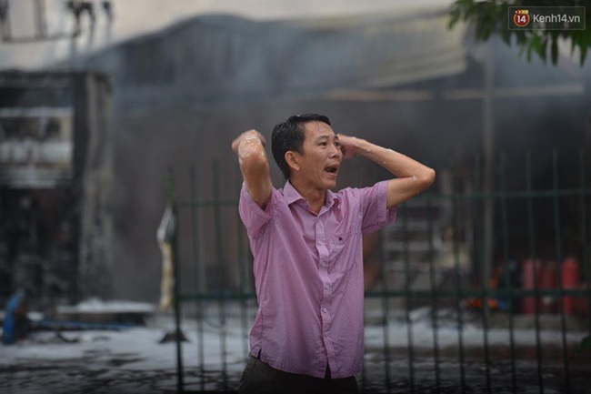Hà Nội: Cháy dữ dội tại cây xăng ở chợ đầu mối Hoàng Mai - Ảnh 9.