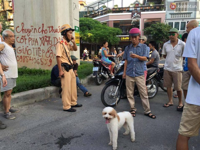 Hà Nội: CSGT vây bắt 2 “cẩu tặc” trên phố Thái Hà - Ảnh 2.