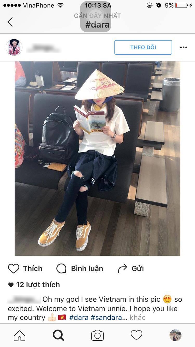 Dara (2NE1) khoe ảnh đội nón lá và đọc sách tìm hiểu về Việt Nam, chuẩn bị đổ bộ sân bay Tân Sơn Nhất - Ảnh 3.