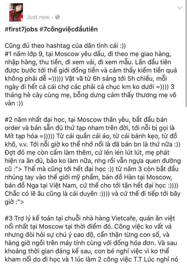 Kể về 7 công việc đầu tiên trong đời - Trào lưu mới khiến ai cũng muốn được trút nỗi lòng! - Ảnh 13.