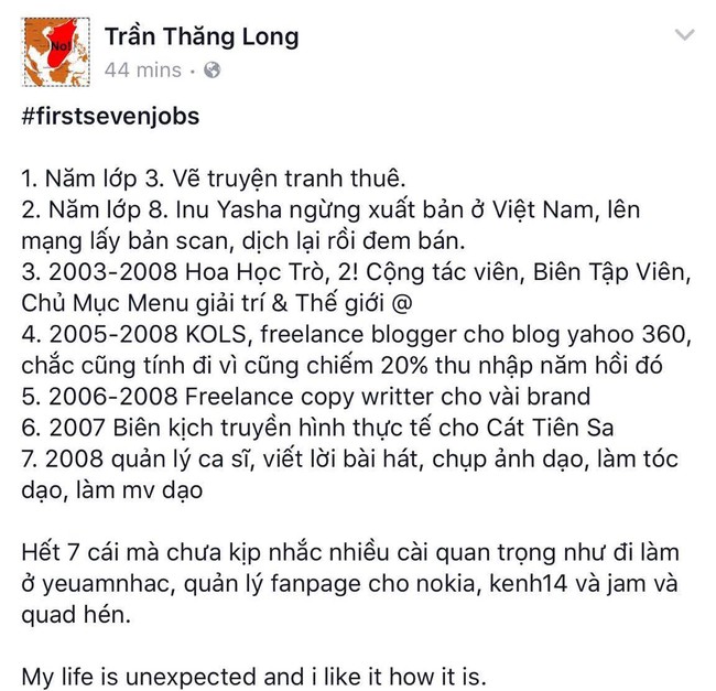 Kể về 7 công việc đầu tiên trong đời - Trào lưu mới khiến ai cũng muốn được trút nỗi lòng! - Ảnh 4.