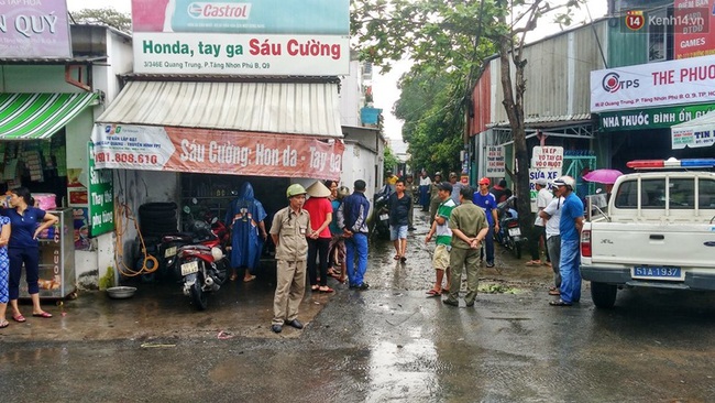 Nổ bình chữa cháy trong khu dân cư ở Sài Gòn, nam thanh niên thiệt mạng - Ảnh 3.