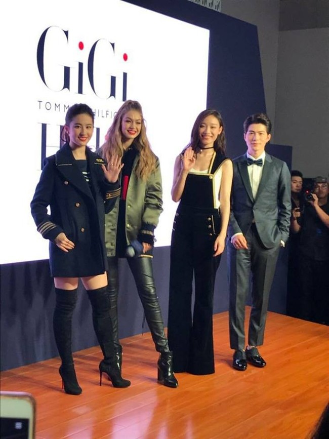 Lưu Diệc Phi, Ngh&ecirc; Ni bị ch&ecirc; k&eacute;m sang khi đứng cạnh Gigi Hadid tại sự kiện - Ảnh 14.