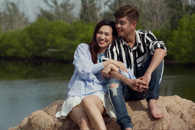 B&ugrave;i Anh Tuấn nhập t&acirc;m diễn cảnh kh&oacute;c sướt mướt c&ugrave;ng người y&ecirc;u - Ảnh 9.