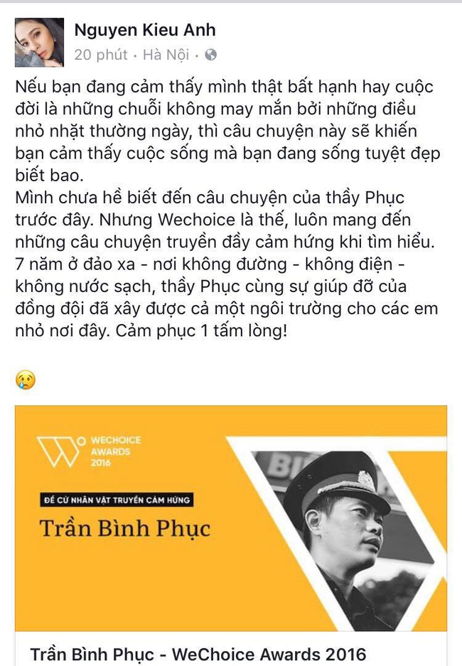 Tiếp nối Thu Thảo, câu chuyện thầy giáo bị ung thư và lớp học 0 đồng lay động đến hàng loạt trái tim nghệ sĩ - Ảnh 9.