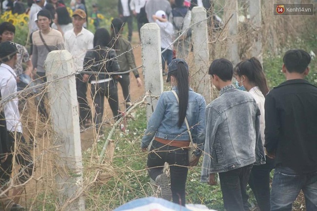 Hàng trăm người phá rào dây thép gai để vào cánh đồng hoa hướng dương ở Nghệ An chụp ảnh - Ảnh 8.