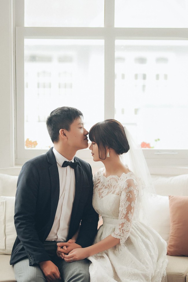 Trọn bộ ảnh cưới giản dị nhưng ngập tràn hạnh phúc của MC Trần Ngọc và 9x xinh đẹp - Ảnh 14.