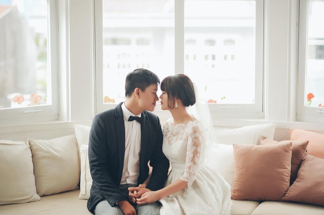 Trọn bộ ảnh cưới giản dị nhưng ngập tràn hạnh phúc của MC Trần Ngọc và 9x xinh đẹp - Ảnh 10.