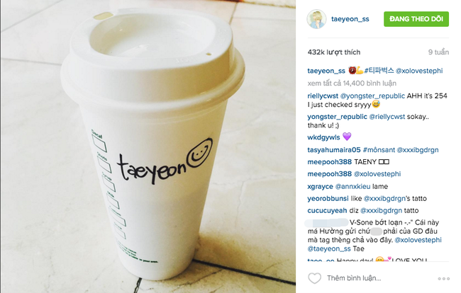 Netizen H&agrave;n tiếp tục đưa ra loạt bằng chứng hẹn h&ograve; của Taeyeon (SNSD) v&agrave; G-Dragon (Big Bang) - Ảnh 8.