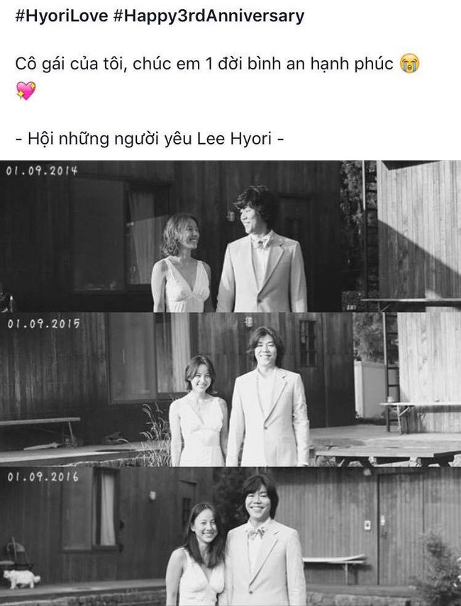 Lee Hyori và Lee Sang Soon đã cưới nhau được 3 năm và vẫn đang hạnh phúc bên nhau. Hãy cùng xem những hình ảnh lưu giữ kỷ niệm 3 năm cưới của cặp đôi này để cảm nhận tình yêu đong đầy của họ.