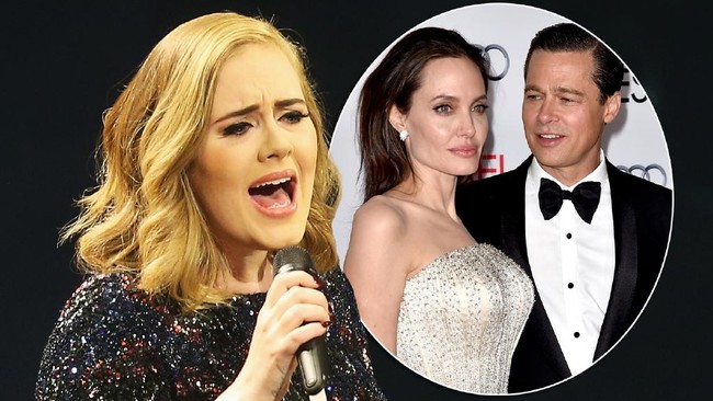 Adele chẳng quan tâm một tí nào đến chuyện Brangelina chia tay - Ảnh 2.