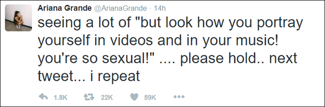Sexy là mời gọi? Ariana Grande đã có câu trả lời tuyệt vời cho những người mang suy nghĩ lệch lạc này - Ảnh 4.