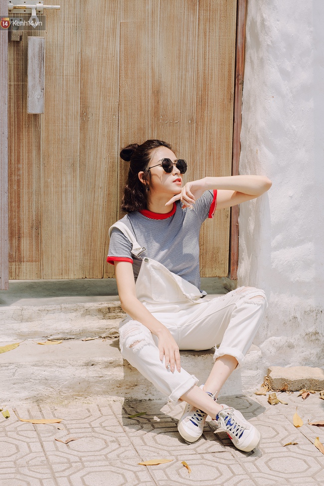 5 c&aacute;ch biến tấu xinh miễn ch&ecirc; với đồ yếm - Ảnh 18.