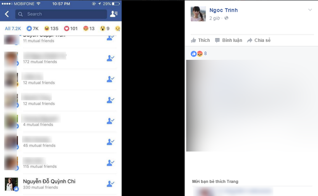 Showbiz lại dậy sóng khi Ngọc Trinh công khai loạt mỹ nhân like status mạt sát mình - Ảnh 4.