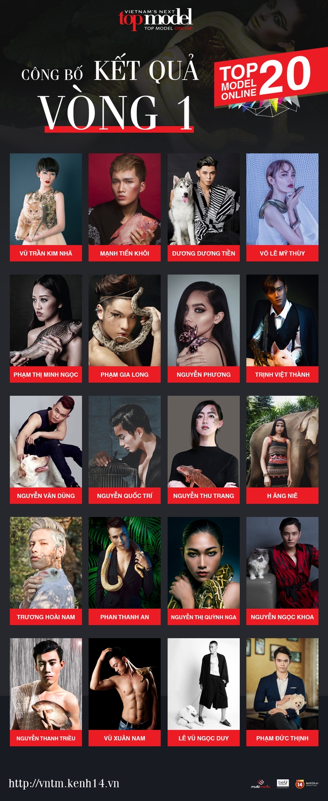 Lộ diện Top 20 thí sinh bước vào vòng 2 của Top Model Online - Ảnh 1.