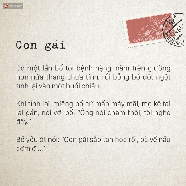 Ngày của bố, hãy đọc những mẩu chuyện rất nhỏ này để thấy thương bố nhiều hơn - Ảnh 2.