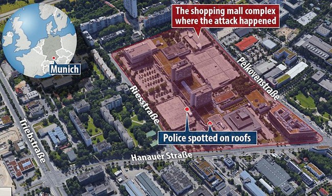 Đức: Xả súng tại trung tâm thương mại thành phố Munich, 10 người chết - Ảnh 10.