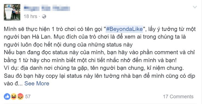 Đừng like, hãy comment - Thử thách #BeyondALike này sẽ giúp dẹp bớt bạn ảo! - Ảnh 3.