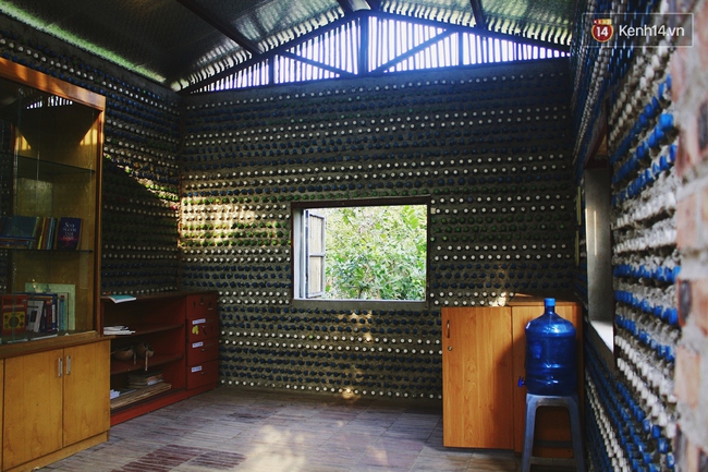 Ngôi nhà đặc biệt xây bằng 8.800 vỏ chai nhựa ở Hà Nội - Ảnh 10.