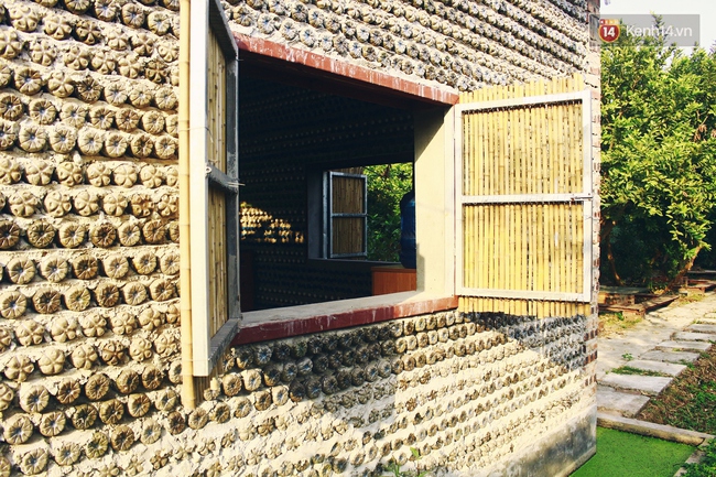 Ngôi nhà đặc biệt xây bằng 8.800 vỏ chai nhựa ở Hà Nội - Ảnh 11.