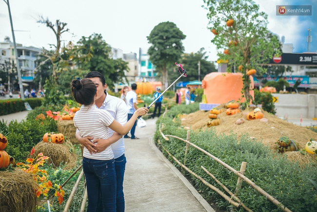 Vườn bí ngô ở Bình Tân: Điểm chụp ảnh hot nhất Halloween năm nay cho giới trẻ Sài Gòn - Ảnh 14.
