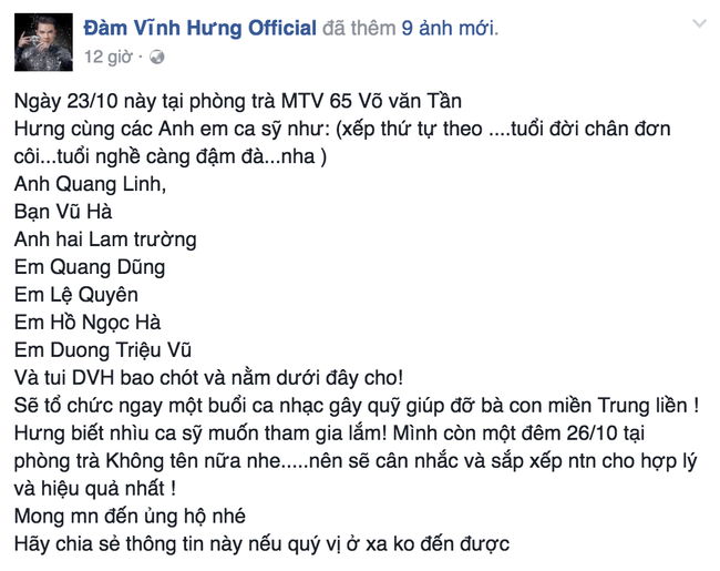 Các sao Việt cũng đang cùng chung tay giúp đỡ đồng bào lũ lụt miền Trung - Ảnh 2.