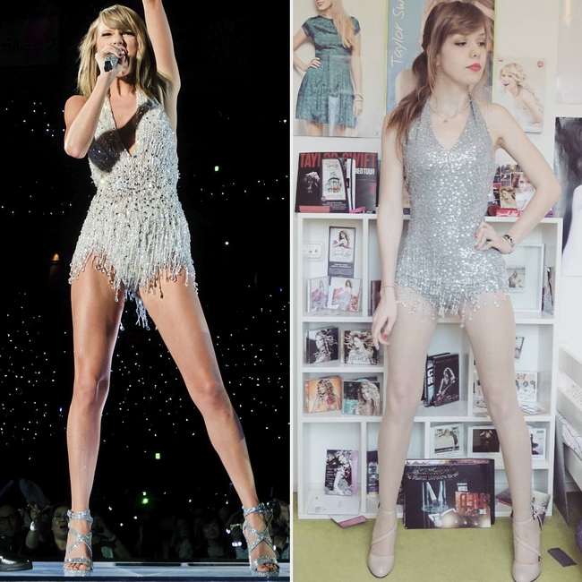 Fan nữ 18 tuổi gây trầm trồ khi tự may lại hàng loạt trang phục giống của Taylor Swift - Ảnh 3.