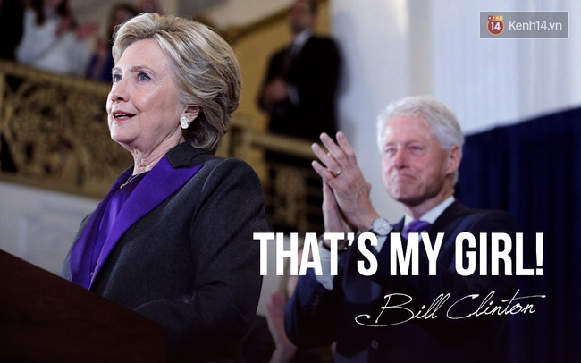 Ở tuổi 70, Bill Clinton vẫn dành cho Hillary những lời này khi bà đọc diễn văn thua cuộc: Thats my girl - Ảnh 4.