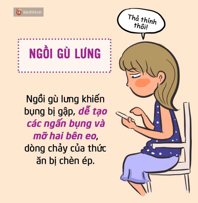 Sau khi ăn xong nhất định phải tr&aacute;nh những tư thế n&agrave;y nếu kh&ocirc;ng muốn to bụng - Ảnh 5.