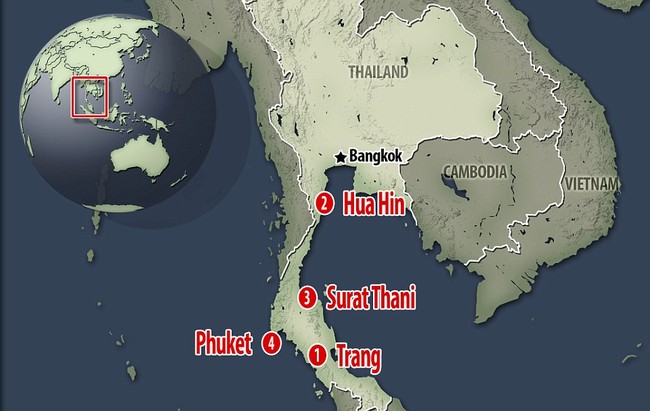 Hiện trường đẫm máu sau 8 vụ đánh bom liên tiếp tại Hua Hin, Phuket... gây rúng động Thái Lan - Ảnh 3.
