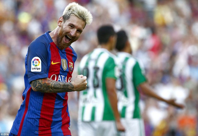 Messi, Suarez tỏa s&aacute;ng gi&uacute;p Barcelona đ&aacute;nh tennis ở trận mở m&agrave;n La Liga - Ảnh 8.