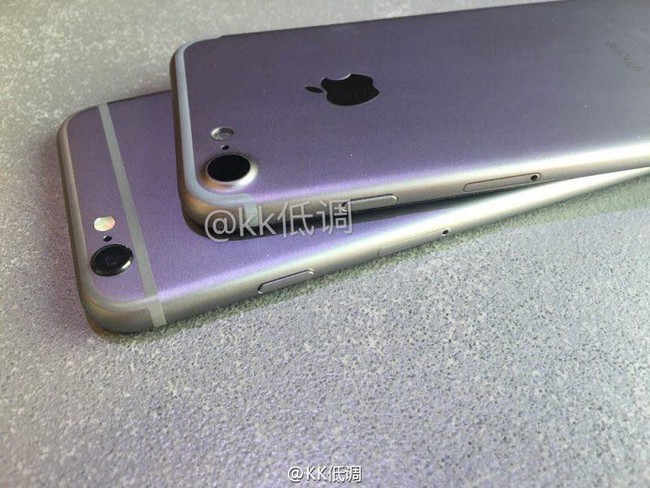 iPhone 7 lộ diện rõ nét bên iPhone 6s - Ảnh 1.