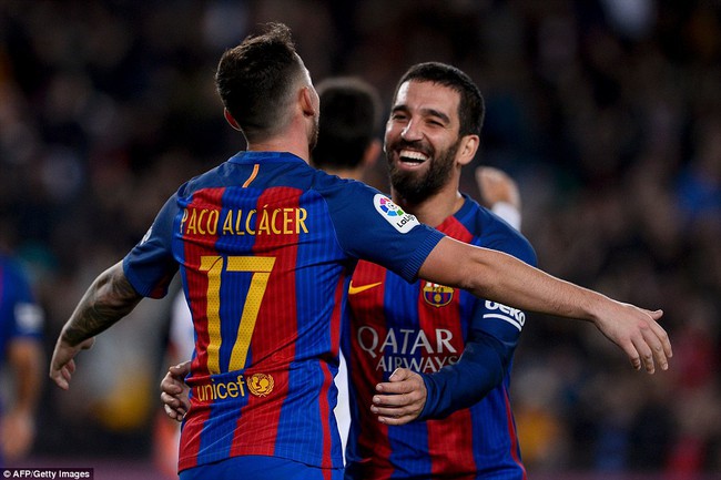 Bộ ba Messi-Suarez-Neymar ngồi ngoài, Barca vẫn giành chiến thắng 7 sao - Ảnh 3.