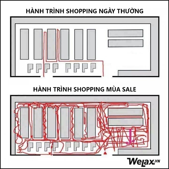 Đ&acirc;y l&agrave; cảm x&uacute;c của tất cả c&aacute;c chị em mỗi khi m&ugrave;a sale ập về! - Ảnh 5.