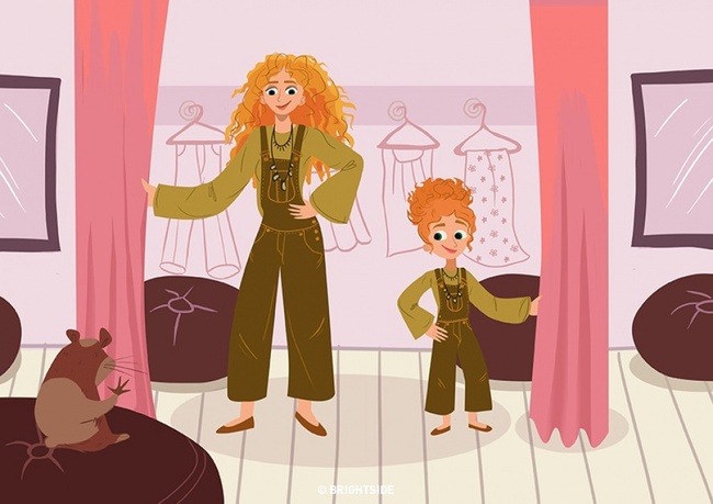 Bộ tranh: Bạn t&acirc;m giao tốt nhất của con g&aacute;i ch&iacute;nh l&agrave; mẹ m&igrave;nh! - Ảnh 5.
