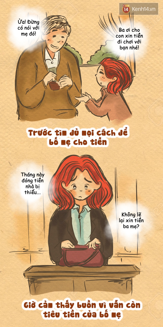 Bộ tranh: Rồi cũng đến l&uacute;c ch&uacute;ng ta giật m&igrave;nh thảng thốt, rằng bố mẹ đ&atilde; gi&agrave;... - Ảnh 7.
