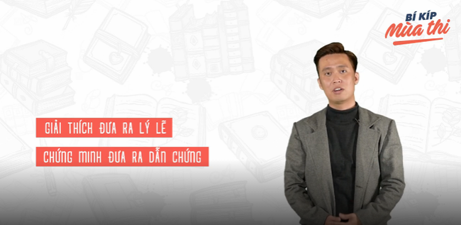 Clip: Cách ghi nhớ cực nhanh các thao tác lập luận văn bản môn Ngữ Văn - Ảnh 7.