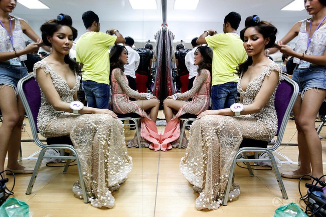 Chùm ảnh: Hậu trường cuộc thi Hoa hậu chuyển giới được quan tâm nhất Thái Lan - Ảnh 7.