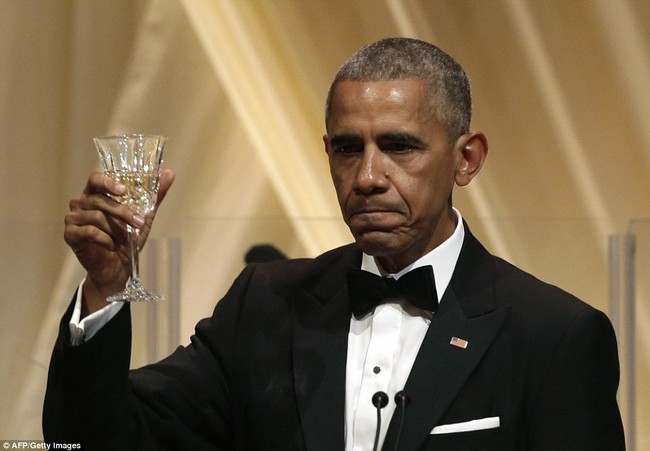 Tổng thống Obama ngậm ngùi trong quốc yến cuối cùng tại Nhà Trắng - Ảnh 7.