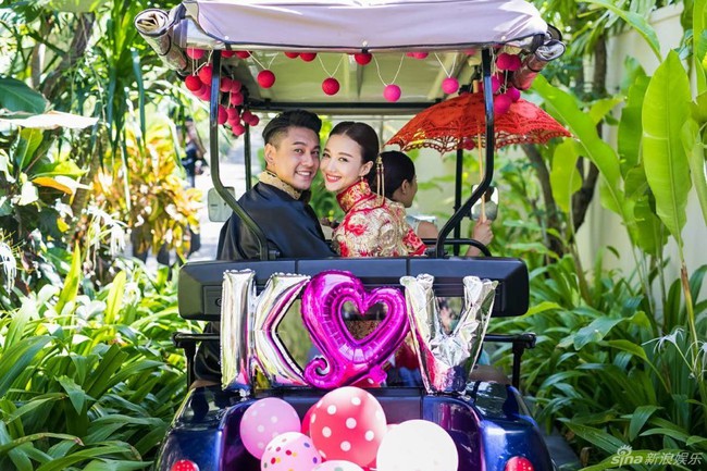 Cận cảnh đ&aacute;m cưới si&ecirc;u ngọt ng&agrave;o v&agrave; l&atilde;ng mạn của t&agrave;i tử F4 Chu Hiếu Thi&ecirc;n - Ảnh 11.