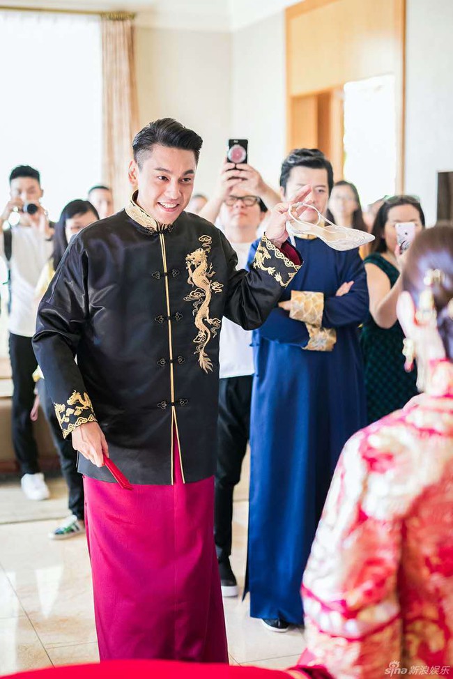 Cận cảnh đ&aacute;m cưới si&ecirc;u ngọt ng&agrave;o v&agrave; l&atilde;ng mạn của t&agrave;i tử F4 Chu Hiếu Thi&ecirc;n - Ảnh 8.