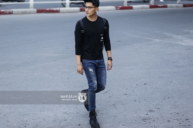 Street style 2 miền: Miền Nam tràn ngập denim, miền Bắc toàn đen cực ngầu - Ảnh 16.