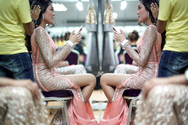 Chùm ảnh: Hậu trường cuộc thi Hoa hậu chuyển giới được quan tâm nhất Thái Lan - Ảnh 9.